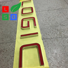 Non Illuminated Outdoor LED Channel Letter Sign Golden Polished 15mm 20mm